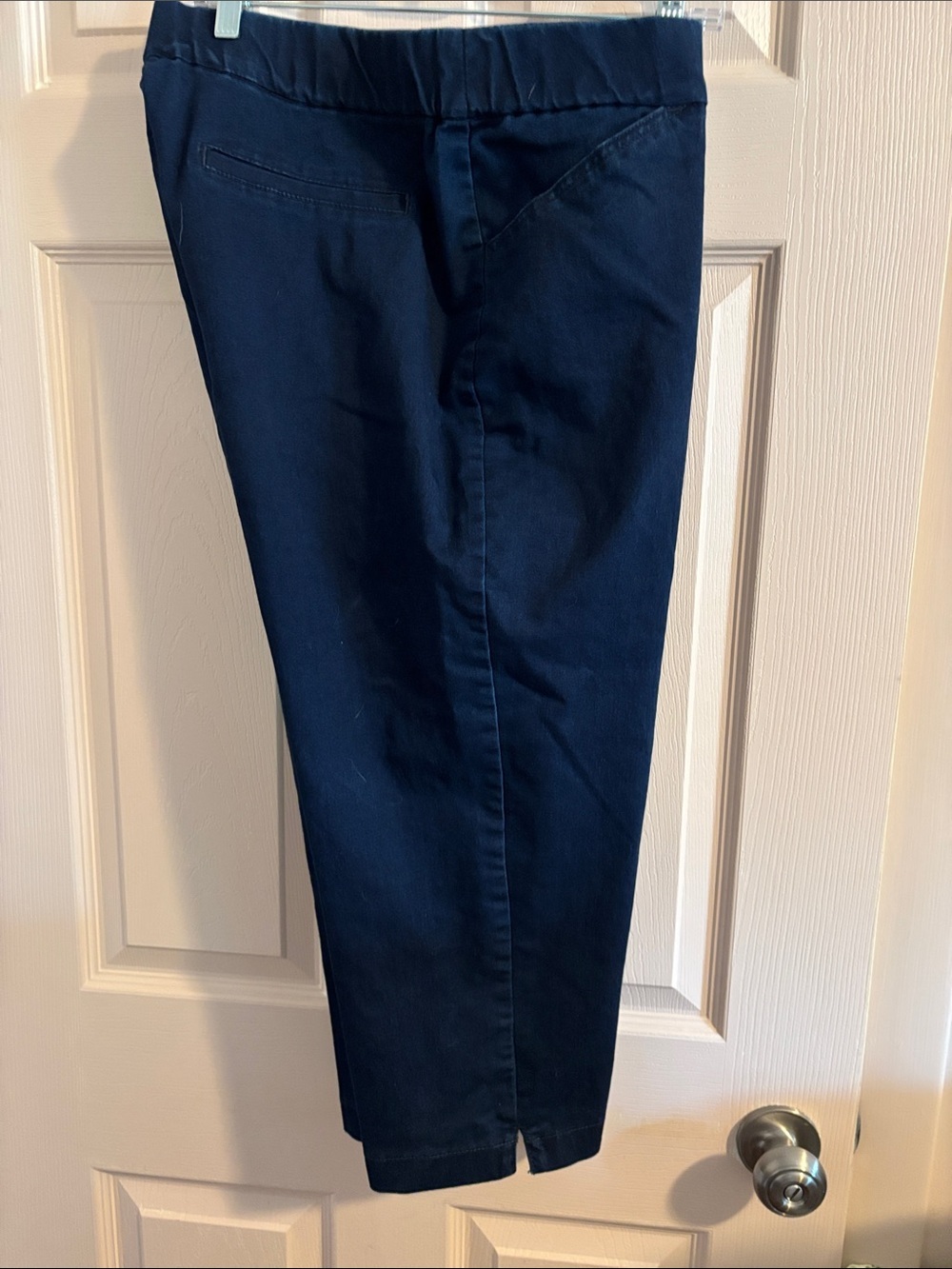Lee Women's Cropped Navy Ankle Pants